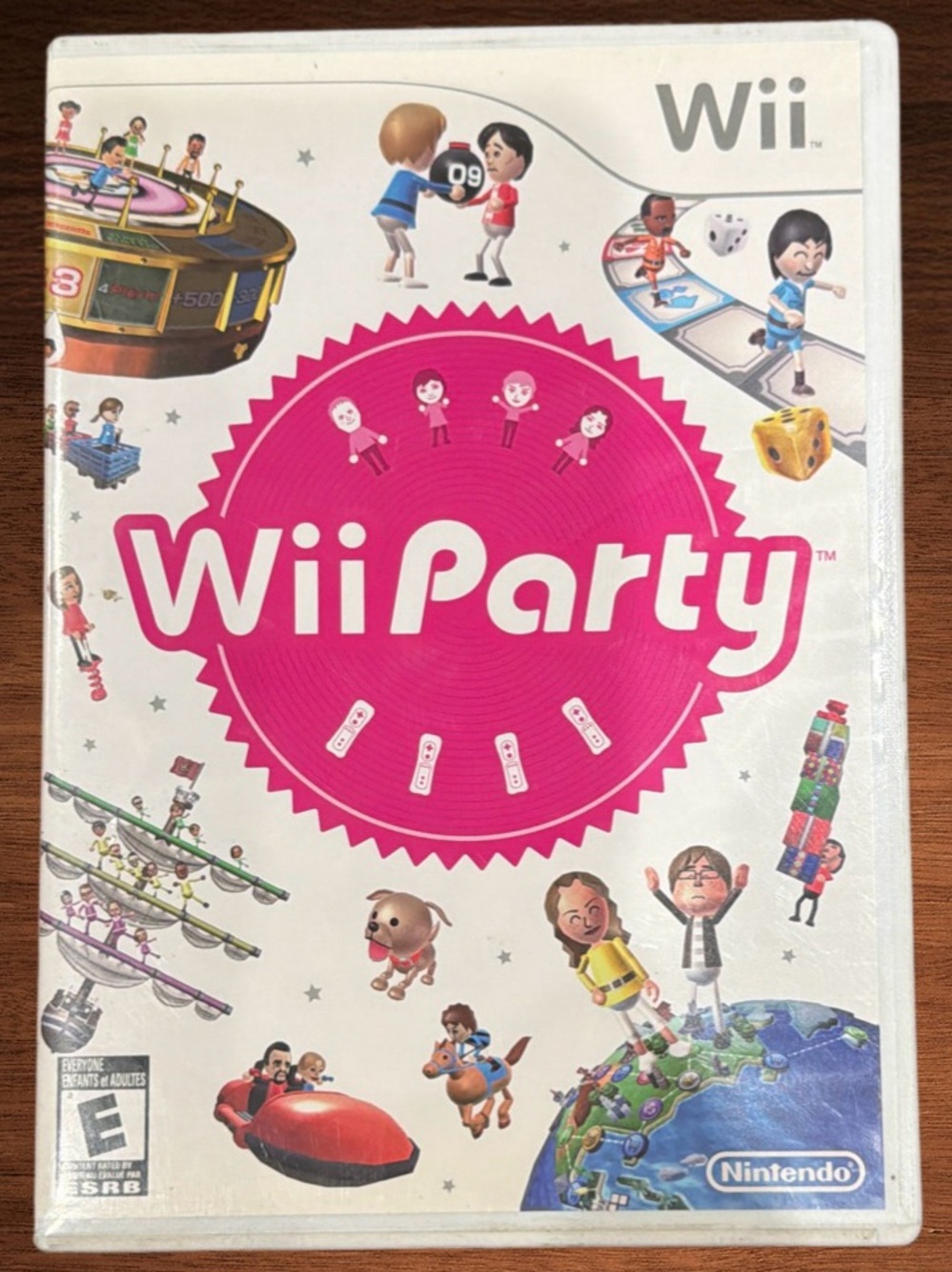 NINTENDO WII PARTY MANUAL INCLUDED “ITS THE PARTY OF THE YEAR” VIDEO GAME